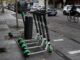 Fotografía de archivo que muestra varios patinetes eléctricos de alquiler aparcados en una calle de Madrid. EFE/ J.J. Guillén