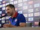 Simeone, durante la rueda de prensa de este sábado.-EFE/ Víctor Lerena