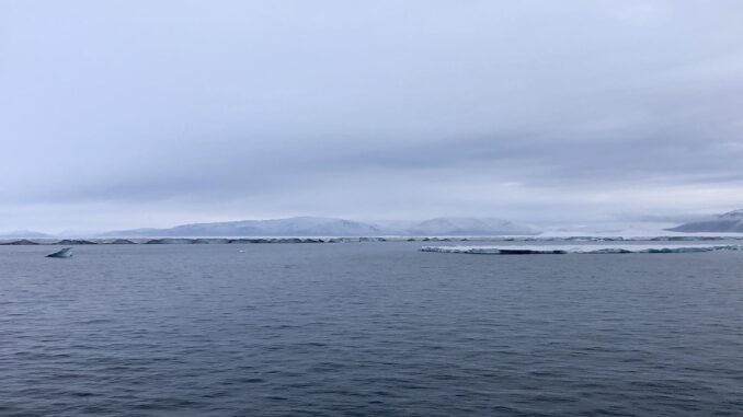 Imagen del glaciar 79NG, la mayor lengua glaciar de Groenlandia. Imagen: Rebeca McPherson/Alfred Wegener Institute for Polar and Marine Research.
