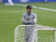 Simeone, durante el entrenamiento de este miércoles. EFE/Rodrigo Jiménez