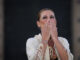 La bailaora Sara Baras durante el pregón de la XXIII Bienal de Flamenco de Sevilla. EFE/ Raúl Caro.