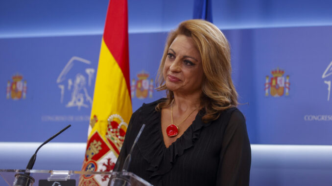 Imagen de archivo de la diputada de Coalición Canaria Cristina Valido. EFE/Javier Lizón
