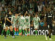 Los jugadores del Real Betis celebran el gol marcado por Ez Abde (3d) durante el encuentro de la quinta jornada de LaLiga EA Sports que Real Betis y CD Leganés disputan este viernes en el estadio Benito Villamarín de Sevilla. EFE/ Raúl Caro