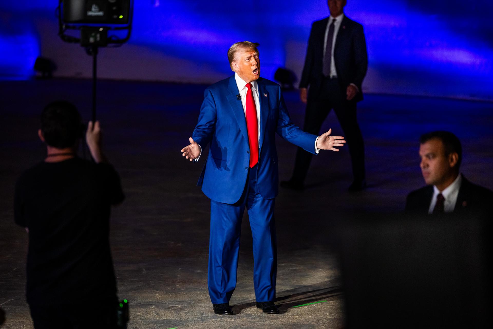 El expresidente de Estados Unidos y actual candidato presidencial republicano, Donald Trump. EFE/Jim Lo Scalzo
