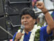 Fotografía de archivo del 3 de septiembre de 2024 del expresidente de Bolivia Evo Morales (2006-2019), durante un encuentro con organizaciones sociales este martes en Villa Tunari (Bolivia).EFE/Jorge Ábrego