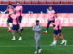 Simeone, en el entrenamiento de este sábado. EFE/Sergio Pérez