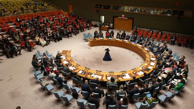 Fotografía de archivo de una reunión del Consejo de Seguridad de la ONU en Nueva York(EE.UU.). EFE/EPA/STEPHANI SPINDEL
