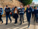 La ministra de Vivienda y Agenda Urbana, Isabel Rodríguez (c-izda), acompañada del presidente de Castilla-La Mancha, Emiliano García Page (c-dcha), ha visitado la zona afectada por la inundaciones en Letur (Albacete). EFE/Jesús Monroy