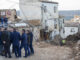 El presidente del PP, Alberto Núñez Feijóo (2i), junto al presidente de Castilla-La Mancha, Emiliano García Page (i), visita la zona afectada por la inundaciones en Letur (Albacete). EFE/ Jesús Monroy