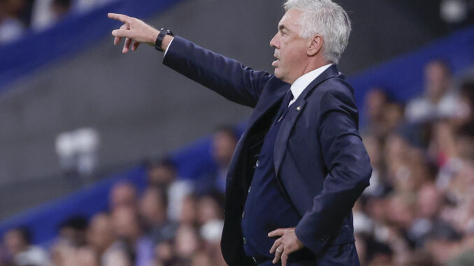 Foto de archivo del entrenador del Real Madrid Carlo Ancelotti. EFE/Javier Lizón
