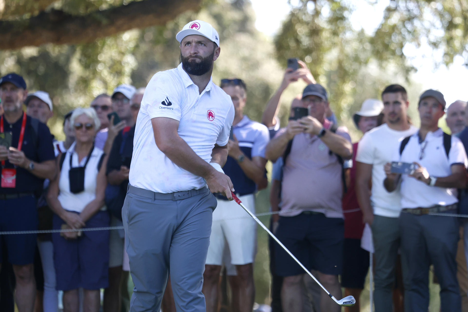 Jon Rahm, en la segunda jornada del Andalucía Másters. EFE/A.Carrasco Ragel.
