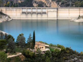 Fotografía de archivo del embalse de Entrepeñas, situado en la Alcarria Baja de Guadalajara. EFE/Pepe Zamora