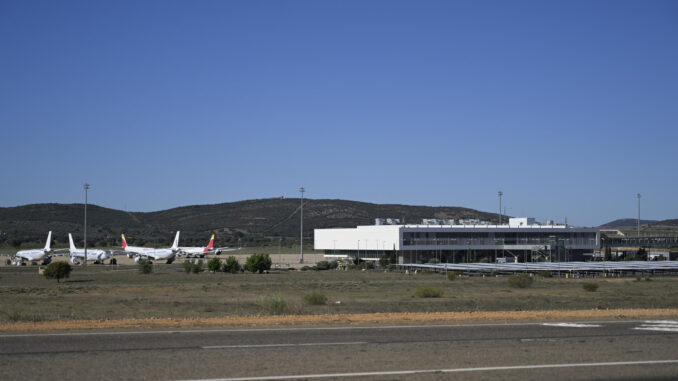 Imagen de archivo (22/11/2023) del aeropuerto de Ciudad Real. EFE/Jesús Monroy
