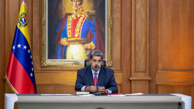 Fotografía de archivo del presidente de Venezuela, Nicolás Maduro. EFE/ Ronald Peña R.
