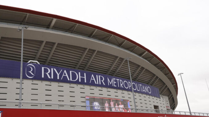 Vista del exterior del estadio Riyadh Air Metropolitano.-EFE/ Blanca Millez
