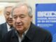 El secretario general de la ONU, Antonio Guterres, asiste a una ceremonia de bienvenida a su llegada al Aeropuerto Internacional de Kazán antes de la Cumbre BRICS en Kazán, Rusia, el 23 de octubre de 2024. EFE/EPA/Alexey Filippov / PHOTO HOST BRICS-RUSSIA2024.RU HANDOUT HANDOUT EDITORIAL USE ONLY/NO SALES