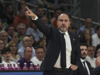 Fotografía de archivo del entrenador del Real Madrid, Chus Mateo. EFE/ Kiko Huesca