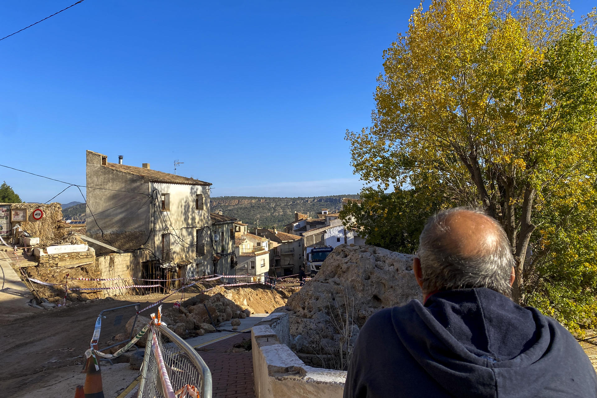 Vista de la localidad albaceteña de Letur este martes. EFE/Dolores Carcelén
