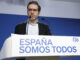 El portavoz del PP, Borja Sémper, ofrece una rueda de prensa en Madrid este lunes en la sede nacional de su partido tras la reunión del Comité de Dirección. EFE/ J. P. Gandul