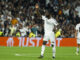 El defensa alemán del Real Madrid Antonio Rudiger durante el partido de la Liga de Campeones entre el equipo blanco y el Milan en el estadio Santiago Bernabéu. EFE/Juanjo Martín