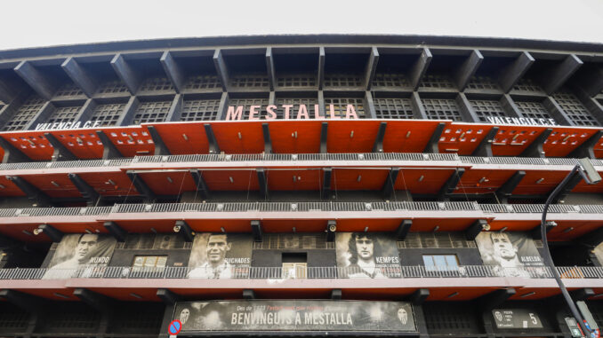 Vista general del estadio de Mestalla en foto de archivo de Juan Carlos Cárdenas. EFE
