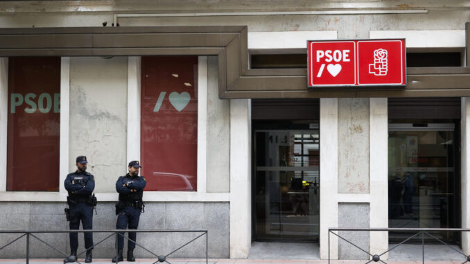 Imagen de archivo de la sede del PSOE en Madrid. EFE/Javier Lizón
