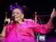 Fotografía de archivo en donde aparece la cantante cubana Omara Portuondo durante su actuación en el Festival Cruilla, en el Parc del Fòrum de Barcelona EFE/ Enric Fontcuberta.