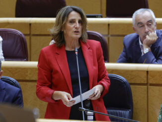 La candidata a vicepresidenta de la Comisión Europea, Teresa Ribera. EFE/Zipi Aragón