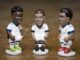 El tridente madridista que integran Mbappé, Vinicius y Bellingham (en la imagen) y los hermanos Williams, Iñaki y Nico, son las figuras destacadas del catálogo de la firma caganer.com para esta Navidad. EFE/David Borrat