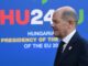 El canciller alemán Olaf Scholz llega a una cumbre informal del Consejo Europeo en el Estadio Puskas en Budapest, Hungría, el 08 de noviembre de 2024. La reunión informal tiene lugar tras la quinta cumbre de la Comunidad Política Europea. Hungría ocupa la presidencia del Consejo Europeo hasta el 31 de diciembre. (Hungría) EFE/EPA/SZILARD KOSZTICSAK HUNGRÍA FUERA