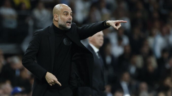 Foto de archivo del entrenador del Manchester, Pep Guardiola. EFE/Ballesteros
