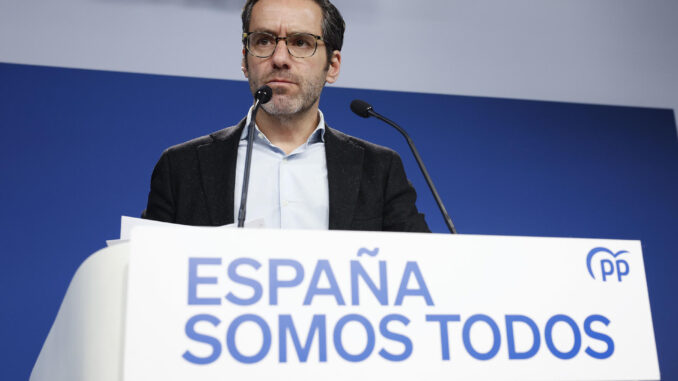 El portavoz del PP, Borja Sémper, en una imagen de archivo. EFE/ J. P. Gandul
