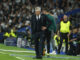 Carlo Ancelotti, entrenador del Real Madrid, durante el partido ante el Milan de la Liga de Campeones. EFE/ Juanjo Martin