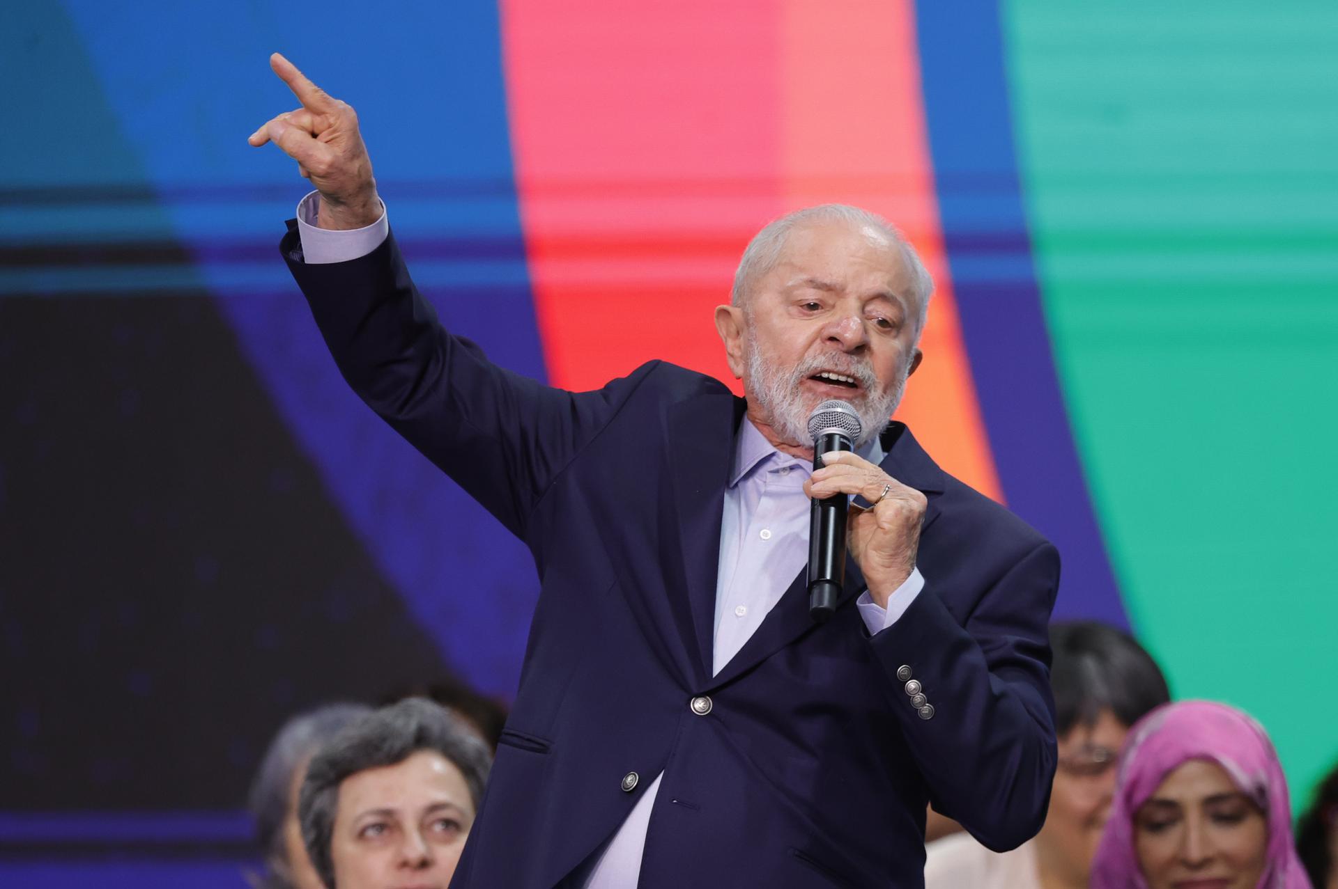 Fotografía de archivo en donde se ve al presidente de Brasil, Luiz Inácio Lula da Silva. EFE/ André Coelho
