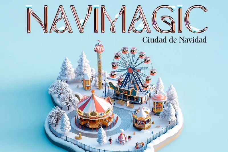 Cartel Navimagic Ciudad de Navidad