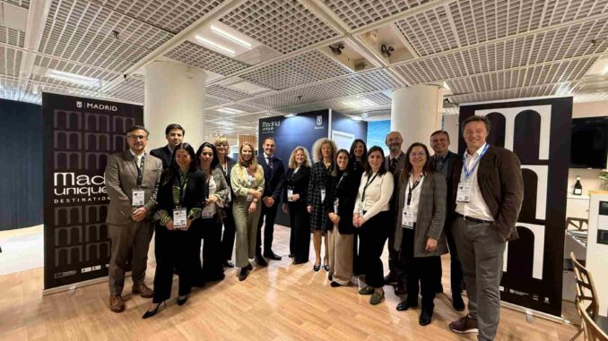 Representantes del Ayuntamiento de Madrid presentan ‘Madrid Unique Destination’ en ILTM Cannes para impulsar el turismo de alto impacto.