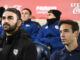 El entrenador del Rayo Vallecano, Íñigo Pérez en el estadio de La Cerámica en foto de archivo de Andreu Esteban. EFE