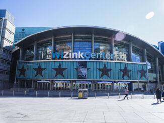 Exterior del Wizink Center espacio multiusos dedicado al deporte y al espectáculo, que pasará a llamarse Movistar Arena en 2025. EFE/Victor Casado/aa.