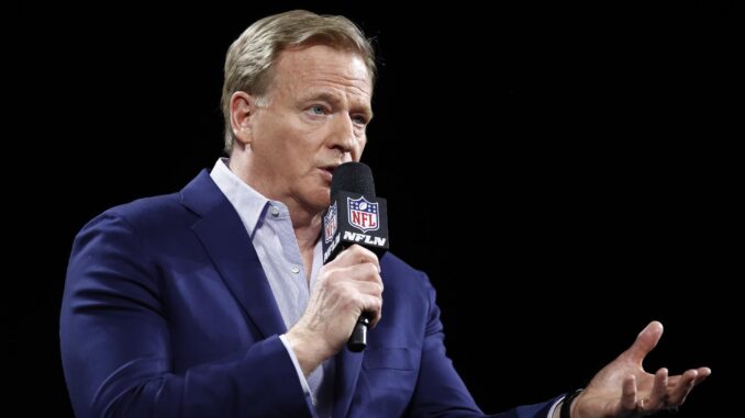 Imagen de archivo de Roger Goodell, comisionado de la NFL. EFE/EPA/CAROLINE BREHMAN
