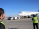 Un avión de Syrian Air despegó del aeropuerto de Damasco con destino a Alepo, en el norte del país, por primera vez desde que las fuerzas de oposición tomaron la capital y derrocaron al presidente Bachar al Asad, el 18 de diciembre de 2024. EFE/EPA/MOHAMMED AL RIFAI