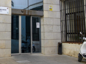 Vista de la sede judicial de Linares. EFE/ Carlos Cid