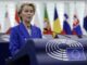 La presidenta de la Comisión Europea, Ursula von der Leyen, habla durante un debate sobre la preparación para la reunión del Consejo Europeo, en el Parlamento Europeo en Estrasburgo, Francia, 18 de diciembre de 2024. La sesión del Parlamento Europeo se llevará a cabo del 16 al 19 de diciembre de 2024. (Francia, Estrasburgo) 
EFE/EPA/RONALD WITTEK