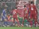 El jugador del Liverpool Curtis Jones marca el segundo gol durante el partido de la Premier League que han jugado Liverpool FC y Leicester City FC, en Liverpool, Reino Unido. EFE/EPA/ADAM VAUGHAN