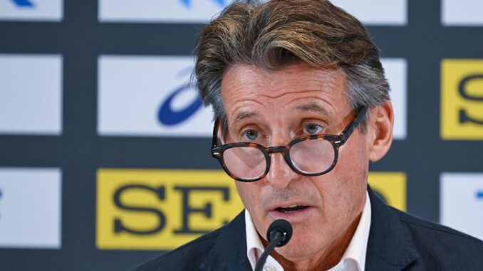 El británico Sebastian Coe, presidente de World Athletics desde 2015 EFE/EPA/Tibor Illyes/Archivo
