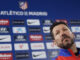 Simeone, durante la rueda de prensa. EFE/Sergio Pérez