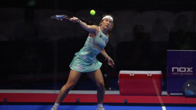 La jugadora malagueña de pádel Carolina Navarro, triple campeona del mundo EFE/EPA/ALI HAIDER/Archivo
