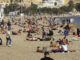 Vista de la playa de El Postiguet de Alicante este viernes pasado, 29 de noviembre. EFE/Morell