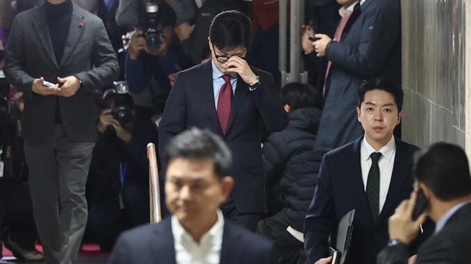 Han Dong-hoon, líder del conservador Partido del Poder Popular (PPP).EFE/EPA/YONHAP SOUTH KOREA OUT
