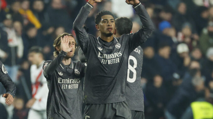 El centrocampista inglés del Real Madrid, Jude Bellingham, ne foto de archivo de Juanjo Martín. EFE
