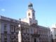 Imagen de archivo de la fachada de la antigua Casa de Correos con su torre y su reloj. EFE/Carlos Pulido